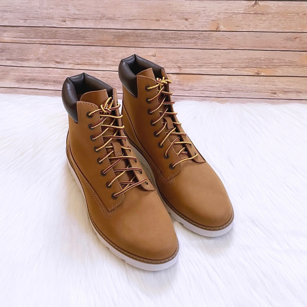 Timberland Women’s Keeley Field 6 Inch Lace Up Wheat Boots - Picture 5 of 7
